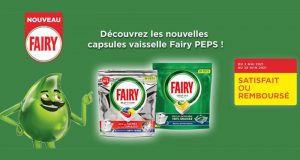 Capsules Lave-vaisselle FAIRY 100% Remboursé