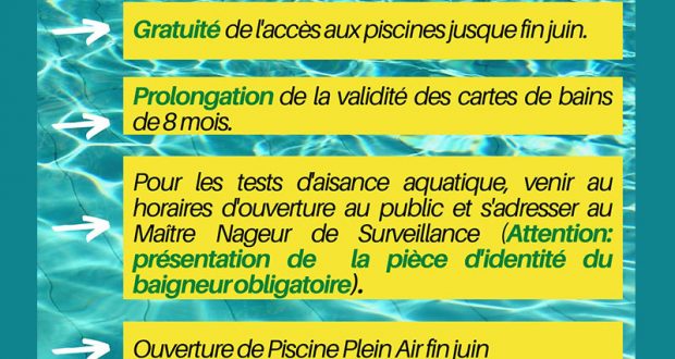 Entrée gratuite à la Piscine Caneton