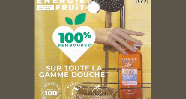 Gel Douche Energie Fruit 100% Remboursé