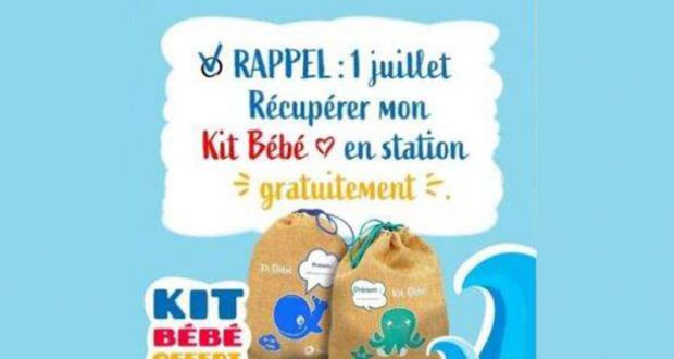 Kits bébé GRATUITS sur simple visite en station service Total