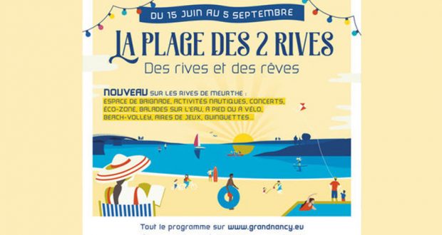 Plages des 2 Rives Entrée et animations gratuites