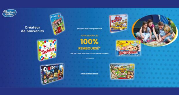 Votre second Jeu Hasbro 100% Remboursé