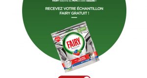 Échantillons gratuits de capsules lave-vaisselle Fairy