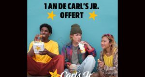 1 an de repas offert pour les 100 premiers clients - Carl's Jr
