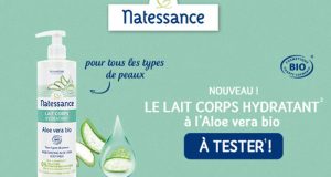 100 Lait corps hydratant à l'Aloe vera bio Natessance à tester