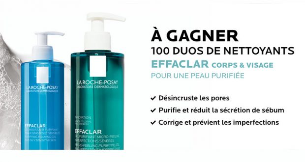 100 duos Effaclar La Roche-Posay offerts