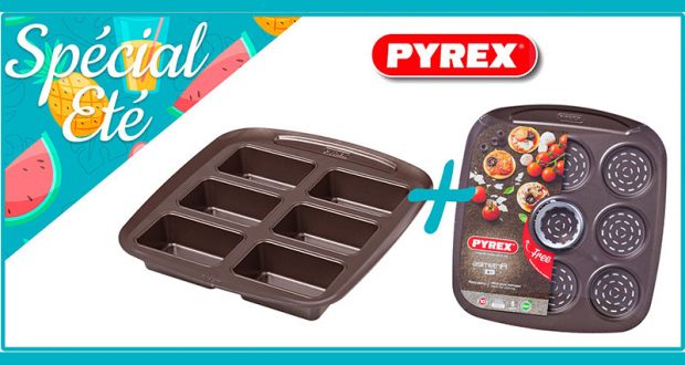 15 lots de 2 moules en métal PYREX offerts