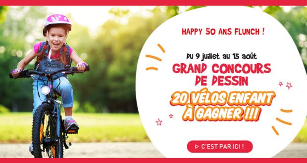 20 vélos enfant offerts