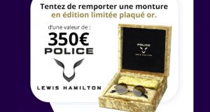 3 paires de lunettes de soleil Police offertes