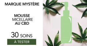 30 Mousse Micellaire au CBD à tester