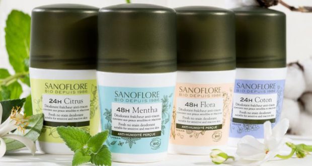 300 déodorants 48h Flora et 48h Mentha Sanoflore à tester