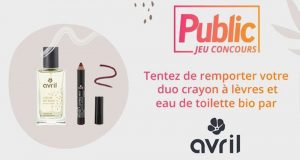 72 duo crayon à lèvres et eau de toilette offerts