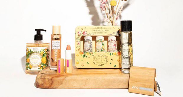 Coffret de produits de soins Panier des Sens offert