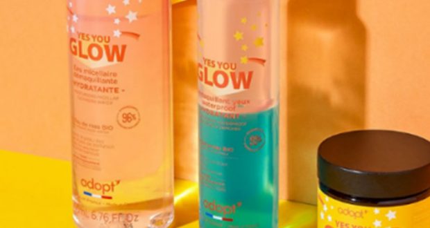 Une gamme de produits de soins Glow offerte