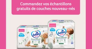 Échantillons gratuits des couches nouveau-nés Lotus Baby