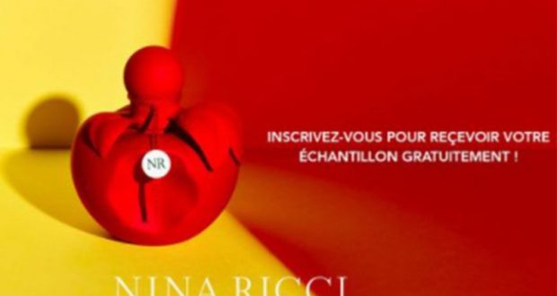 Échantillons gratuits du parfum Extra Rouge de Nina Ricci
