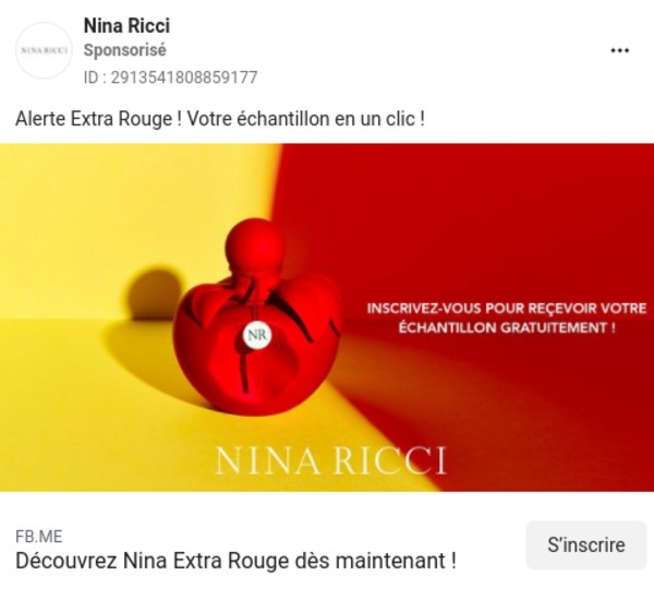 parfum Extra Rouge de Nina Ricci
