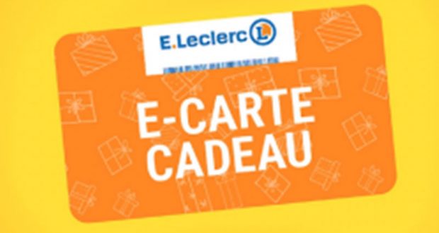 10 cartes cadeau Leclerc de 100 euros offertes