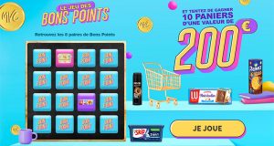 10 paniers de courses offerts (valeur unitaire 200 euros)