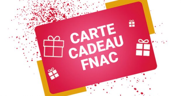 100 cartes cadeaux FNAC de 10 euros offertes