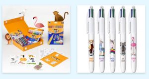 195 coffrets de 5 stylos BIC offerts