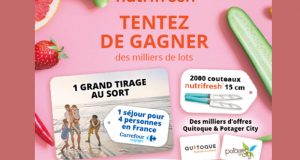 2000 couteaux Nutrifresh offerts (Valeur unitaire 9.90 euros)