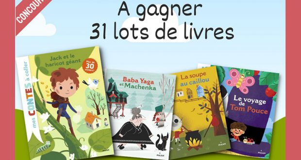 31 lots de 4 livres jeunesse Mes p'tits contes offerts