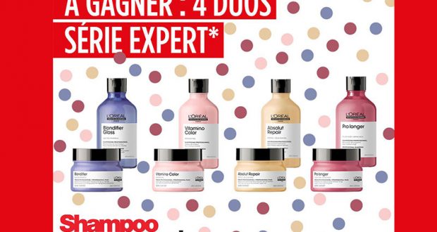 4 lots de 2 produits capillaires Série Expert offerts