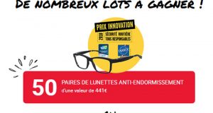 50 paires de lunettes anti-endormissement offertes