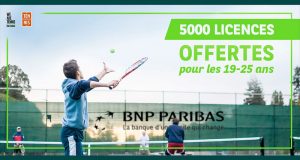 5000 licences de tennis offertes