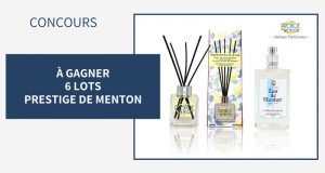 6 lots de parfums Prestige de Menton offerts