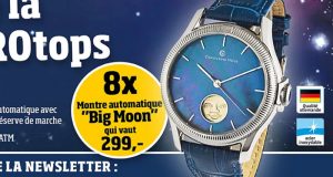 8 montres automatiques Big Moon offertes