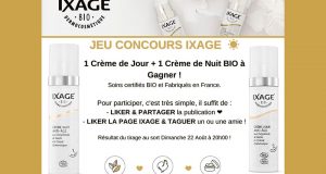 Un lot de 2 produits beauté "Ixage" offert