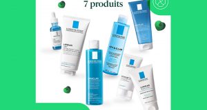 Un lot de 7 produits de soins La Roche Posay offert