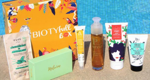 Une box de produits de beauté offerte