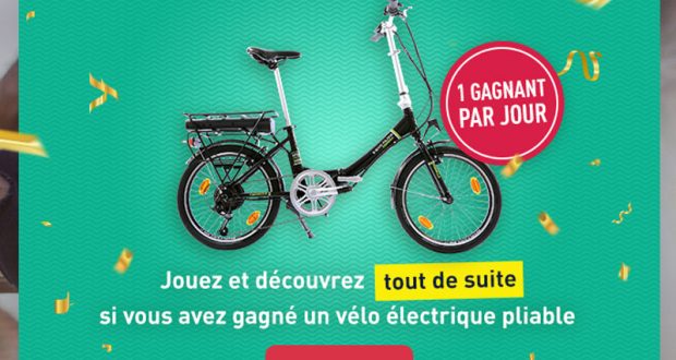 10 vélos électriques pliables offerts