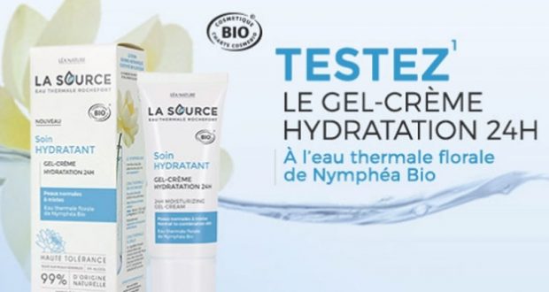 100 Gel-crème hydratation 24h LA SOURCE à tester