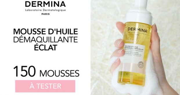 150 Mousse d’Huile Démaquillante Défensia de Dermina à tester