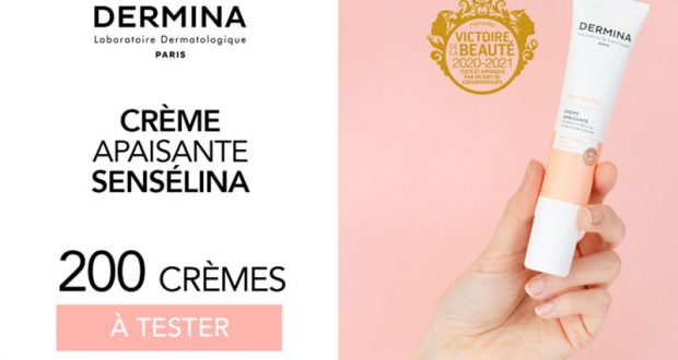 200 Crème Apaisante Sensélina de Dermina à tester