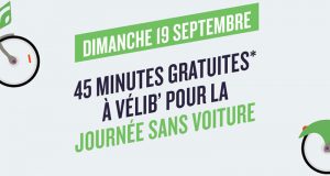 45 minutes Offertes en vélib mécanique ou électrique