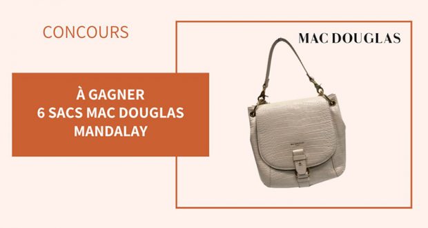 6 sacs à main Mac-Douglas Mandalay offerts