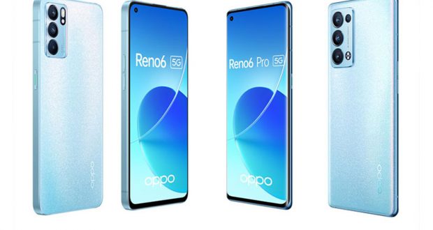 6 smartphones Oppo Reno6 5G offerts