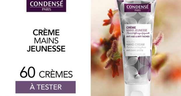 60 Crème Mains Anti- âge et Anti-Taches Condensé Paris à tester