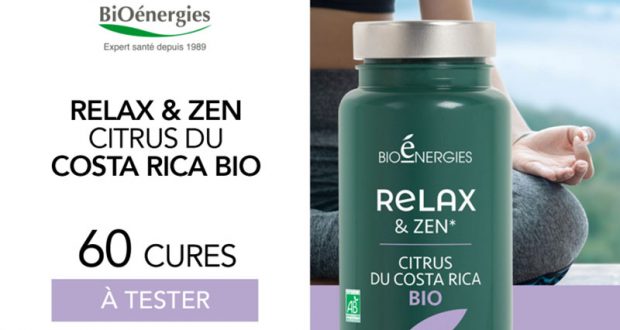 60 Cure Bioénergies Relax & Zen à tester