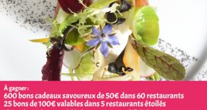 600 Bons Cadeaux gourmand de 50 euros offerts