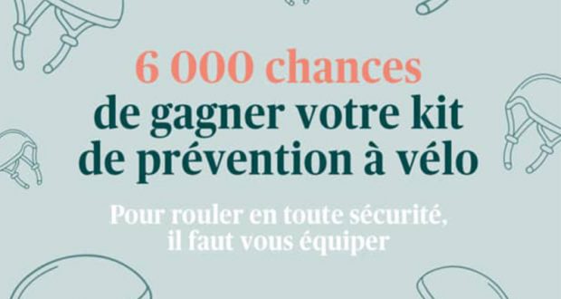 6000 kits de prévention à vélo offerts