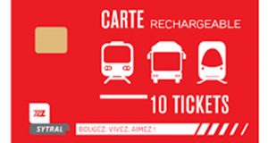Carte Técély chargée de 10 trajets offerts - Réseau TCL