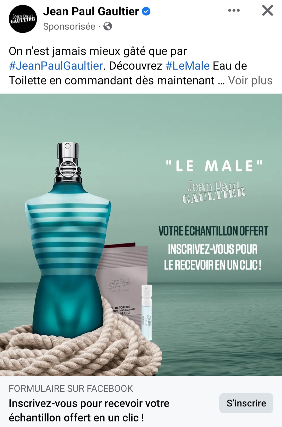 Le Male Le Parfum de Jean Paul Gaultier
