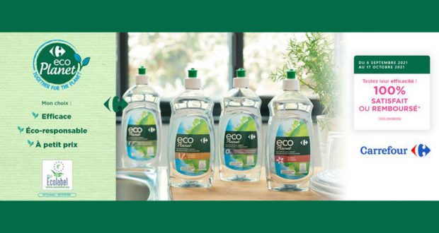 Liquide vaisselle Eco Planet Carrefour 100% Remboursé