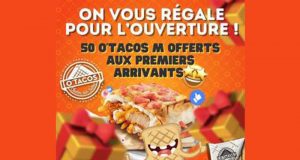 Tacos M offert pour les 50 premiers clients